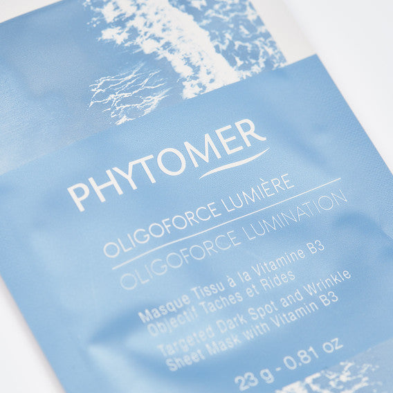 Vitamin B3 Tissue Mask for Spots and Wrinkles | Oligoforce Lumière - Image 3